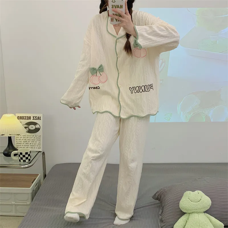 Pretty lady Women's Pajama Sets-8