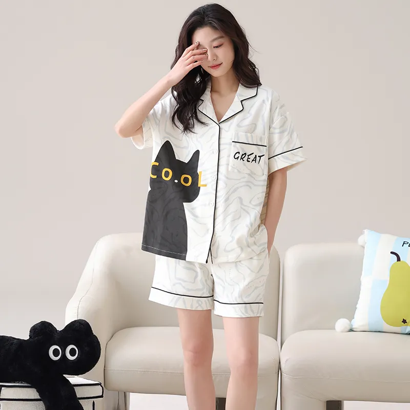 Pretty lady Women's Pajama Sets-3