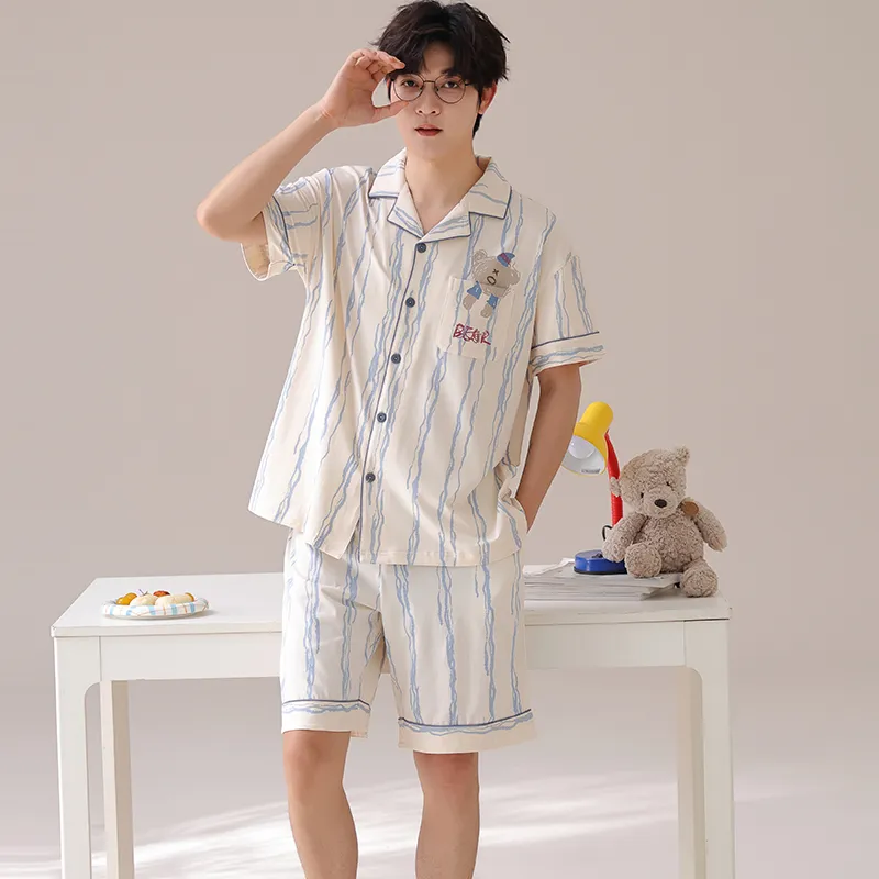 Pretty lady Men Pajama Sets-3