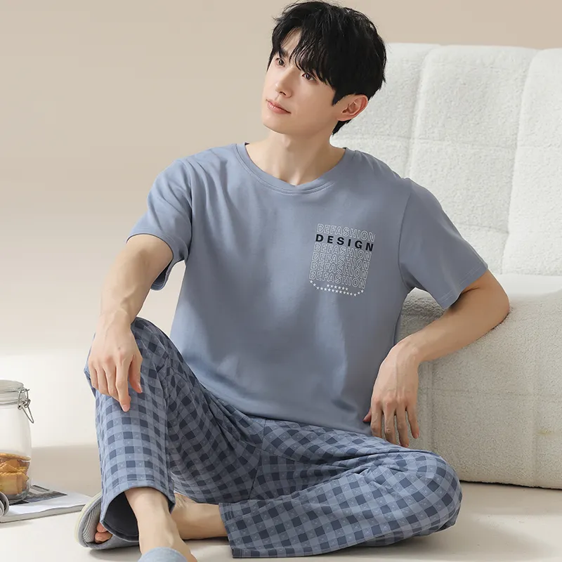 Pretty lady Men Pajama Sets-2