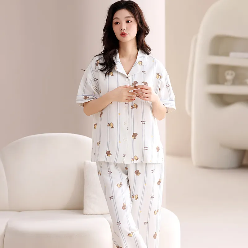 Pretty lady Women's Pajama Sets-3