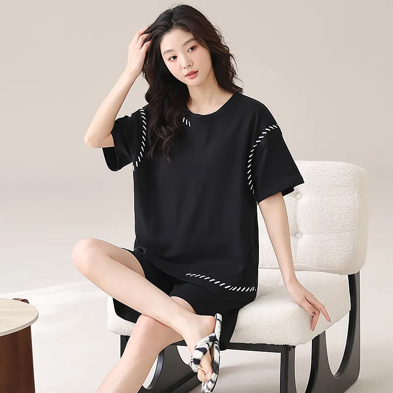 Pretty lady Women's Pajama Sets-4