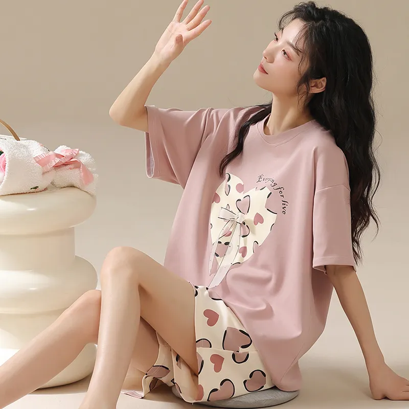 Pretty lady Women's Pajama Sets-5