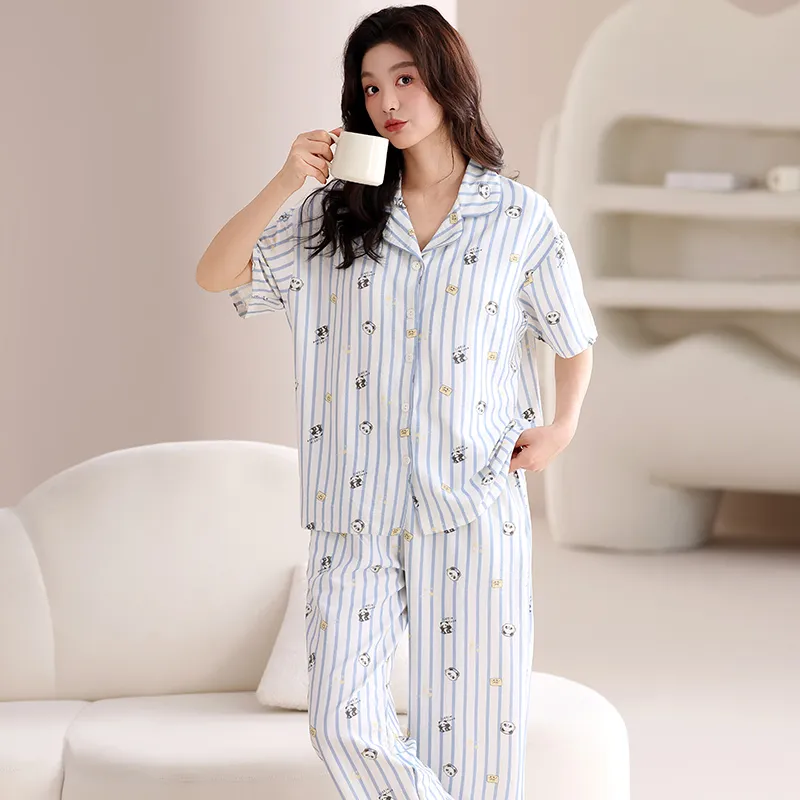 Pretty lady Women's Pajama Sets-3