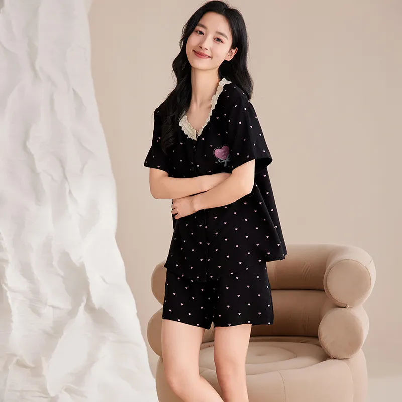 Pretty lady Women's Pajama Sets-4