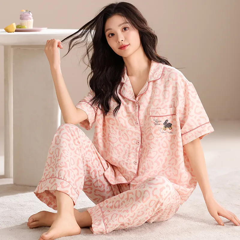 Pretty lady Women's Pajama Sets-3