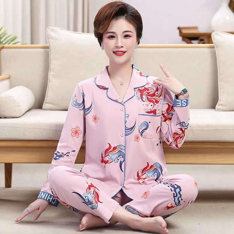 Pretty lady Women's Pajama Sets-5