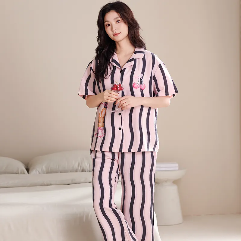 Pretty lady Women's Pajama Sets-4