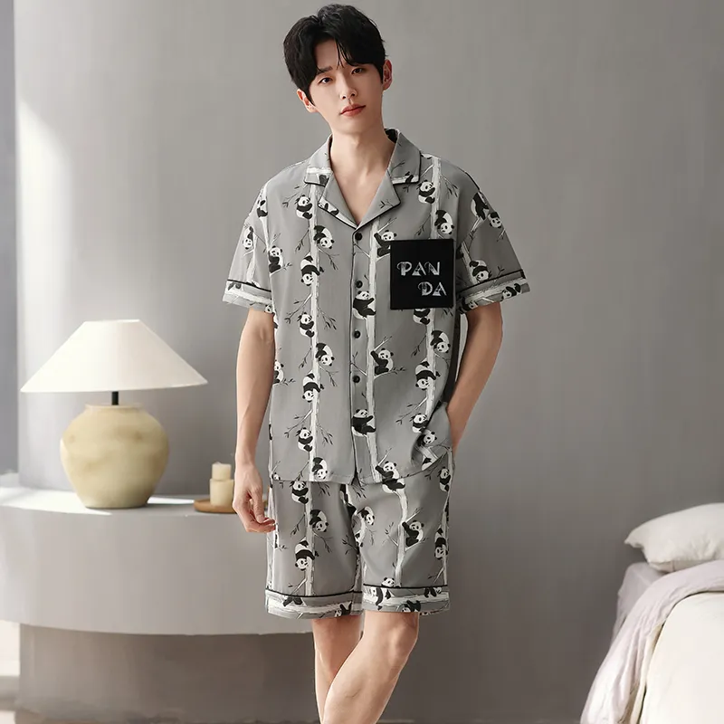 Pretty lady Men Pajama Sets-3