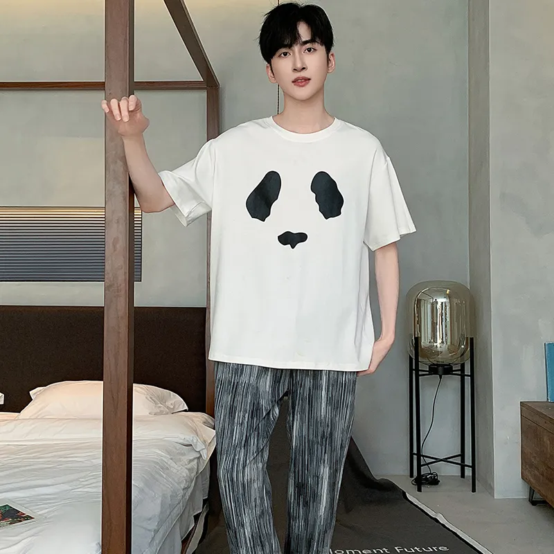 Pretty lady Men Pajama Sets-1