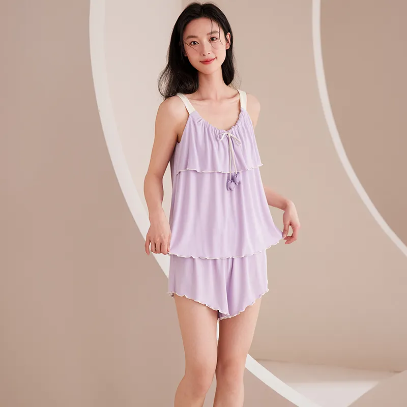 Pretty lady Women's Pajama Sets-4