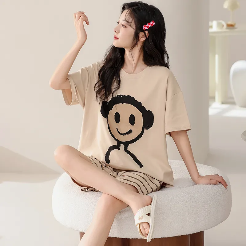 Pretty lady Women's Pajama Sets-4