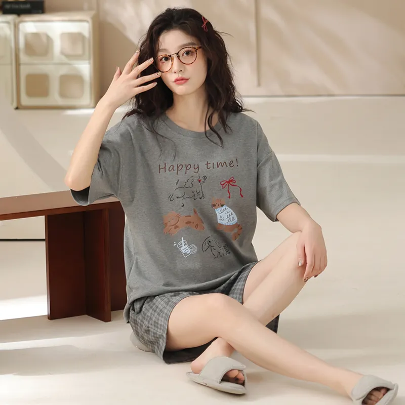 Pretty lady Women's Pajama Sets-1