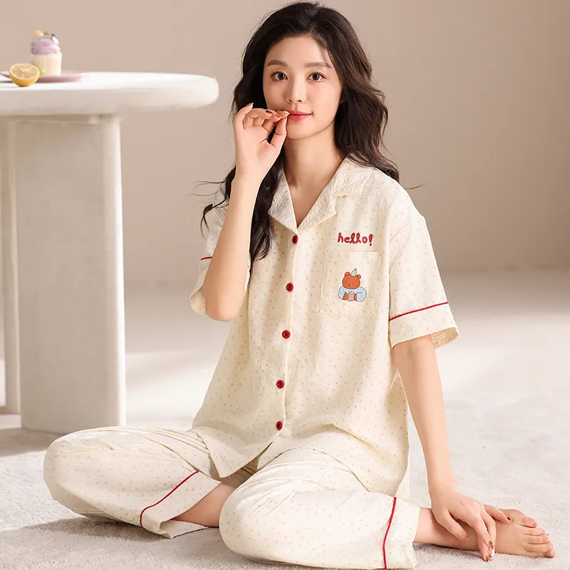 Pretty lady Women's Pajama Sets-3