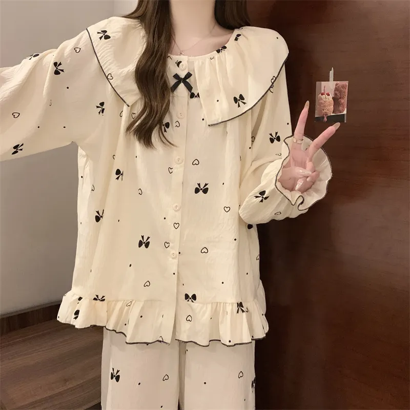 Pretty lady Women's Pajama Sets-3