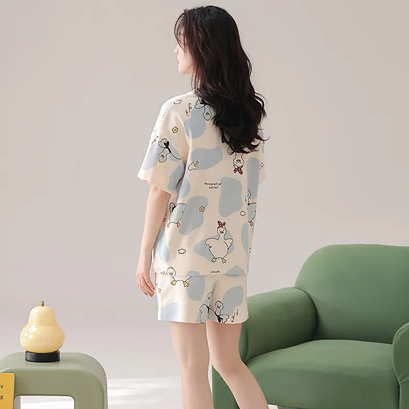 Pretty lady Women's Pajama Sets-4