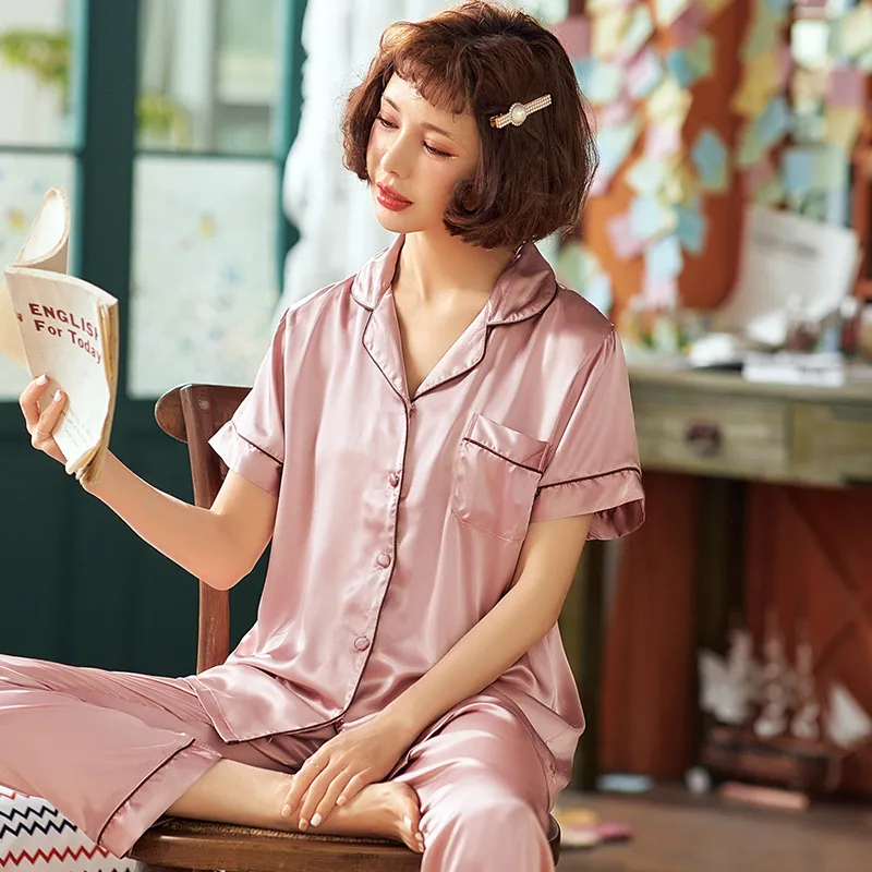 Pretty Lady Pajama Set Women's Pink-3