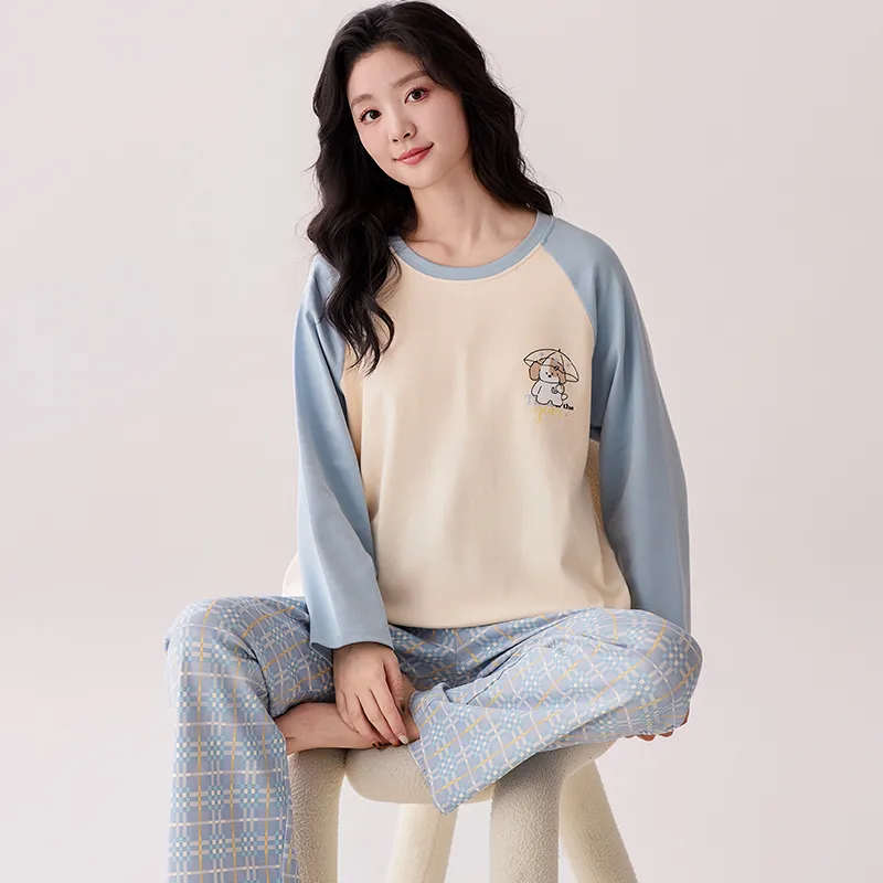 Pretty lady Women's Pajama Sets-3