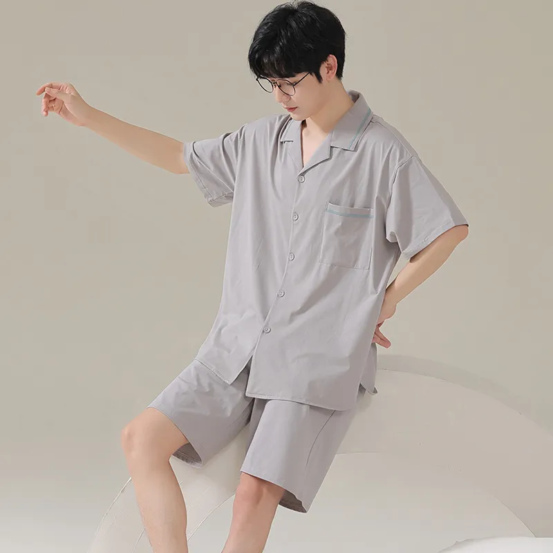 Pretty lady Men Pajama Sets-5