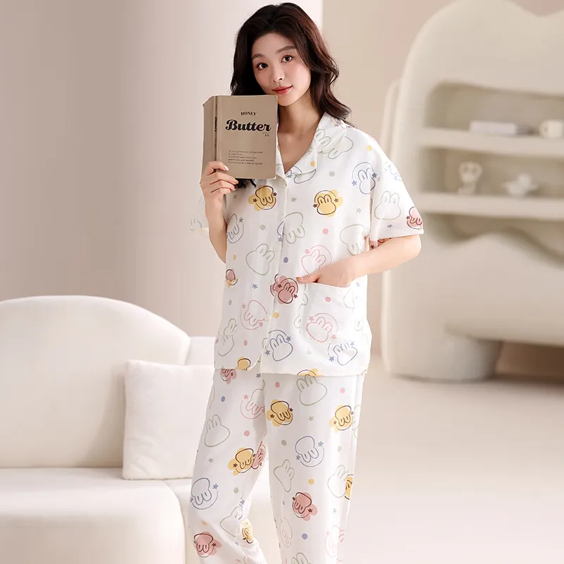 Pretty lady Women's Pajama Sets-3
