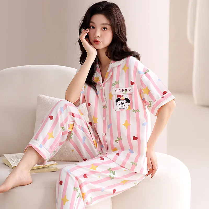 Pretty lady Women's Pajama Sets-2