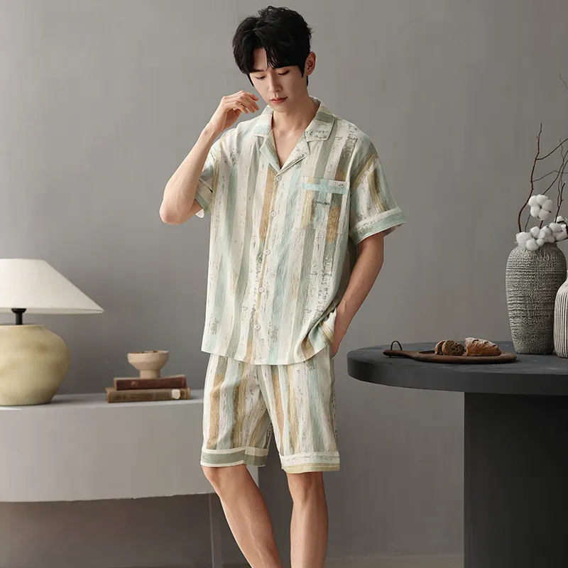 Pretty lady Men Pajama Sets-4