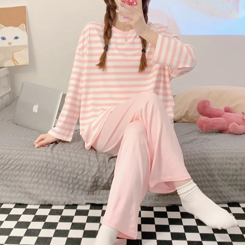 Pretty lady Women's Pajama Sets-27