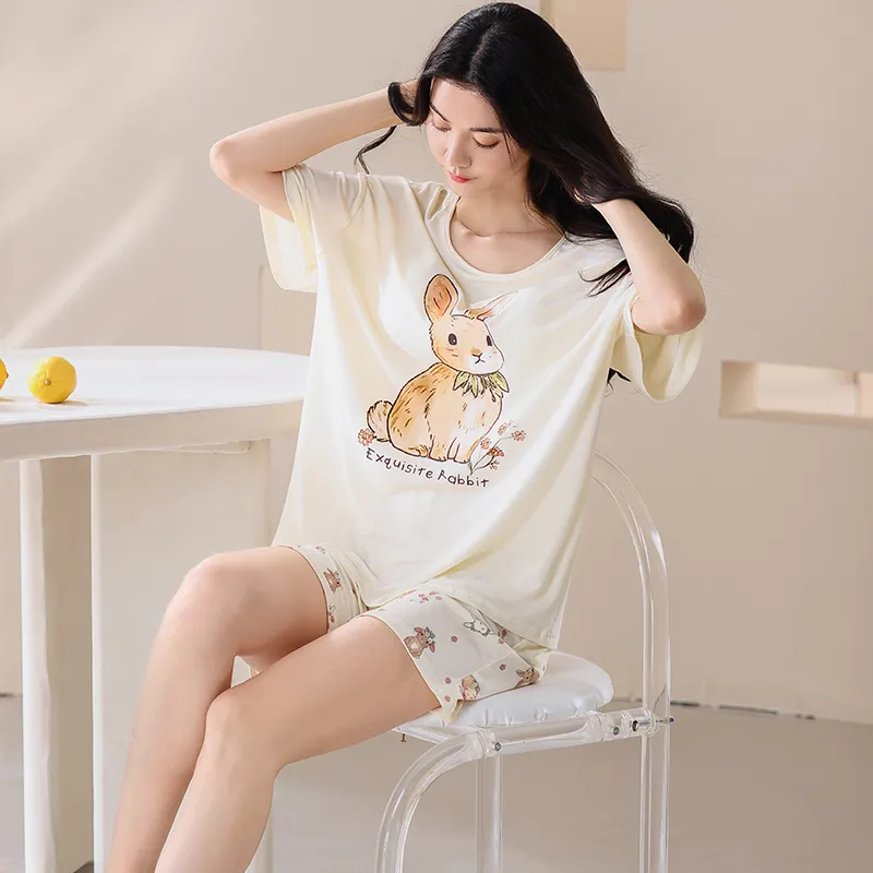 Pretty lady Women's Pajama Sets-2