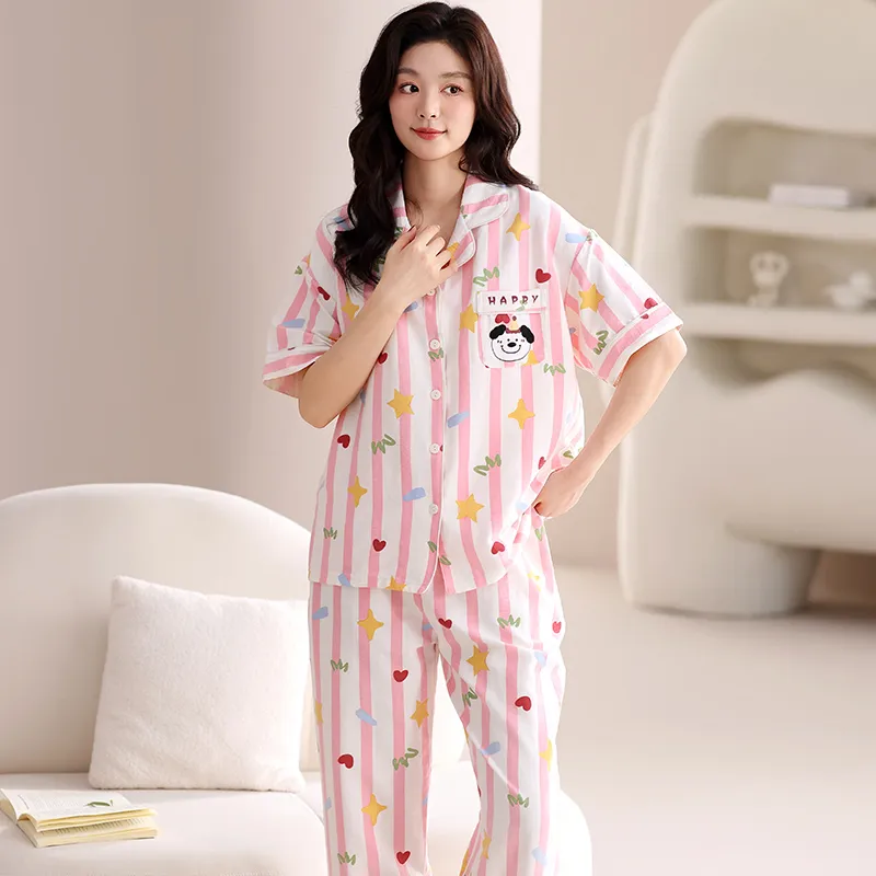 Pretty lady Women's Pajama Sets-4