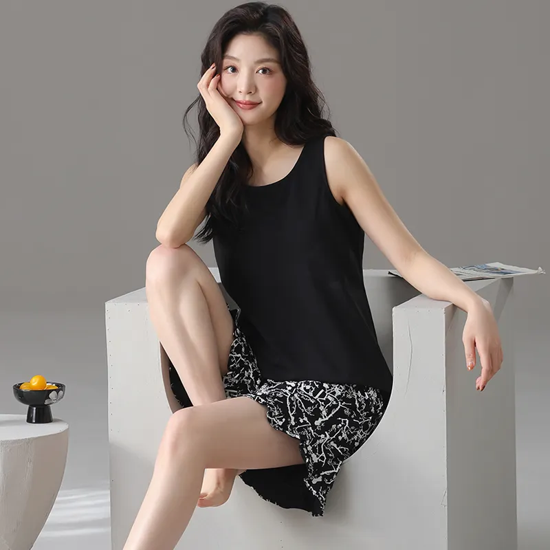 Pretty lady Women's Pajama Sets-2