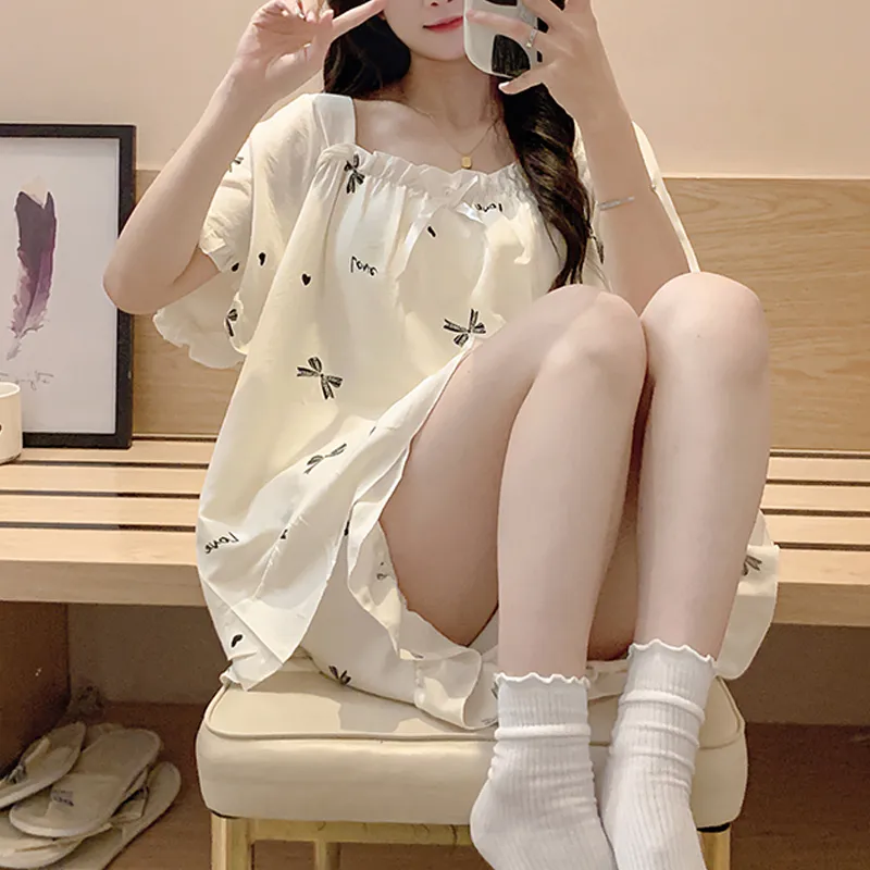 Pretty lady Women's Pajama Sets-4