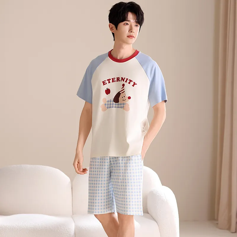 Pretty lady Men Pajama Sets-3