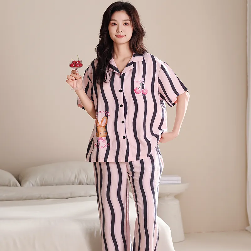 Pretty lady Women's Pajama Sets-5