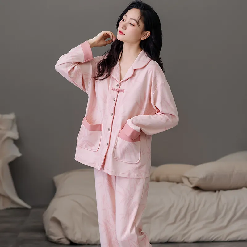 Pretty Lady Pajama Set Women's Dusty Pink-2