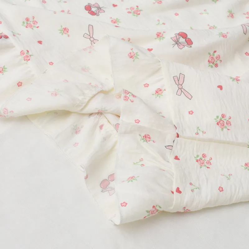 Pretty Lady Pajama Set Women's Apricot-5