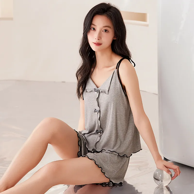 Pretty lady Women's Pajama Sets-3