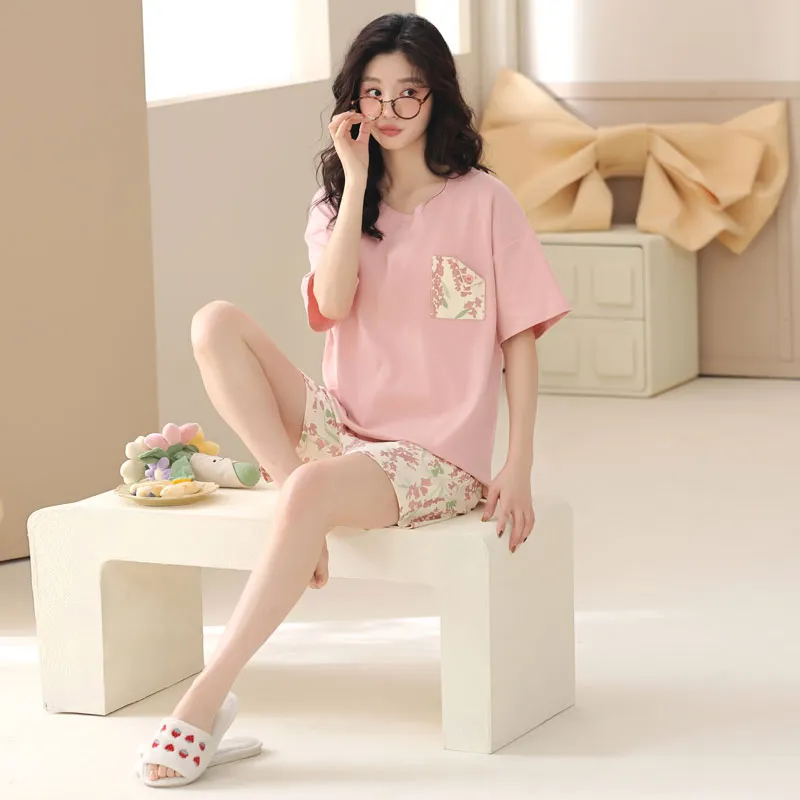 Pretty lady Women's Pajama Sets-3