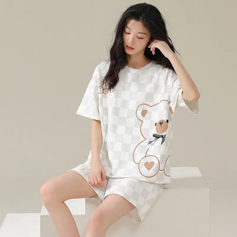 Pretty lady Women's Pajama Sets-3