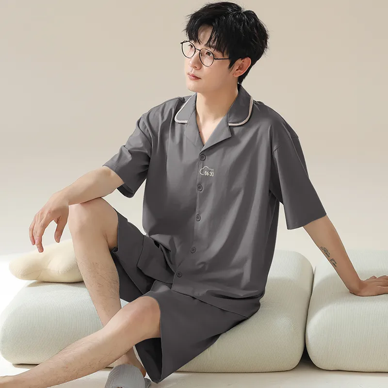 Pretty lady Men Pajama Sets-3