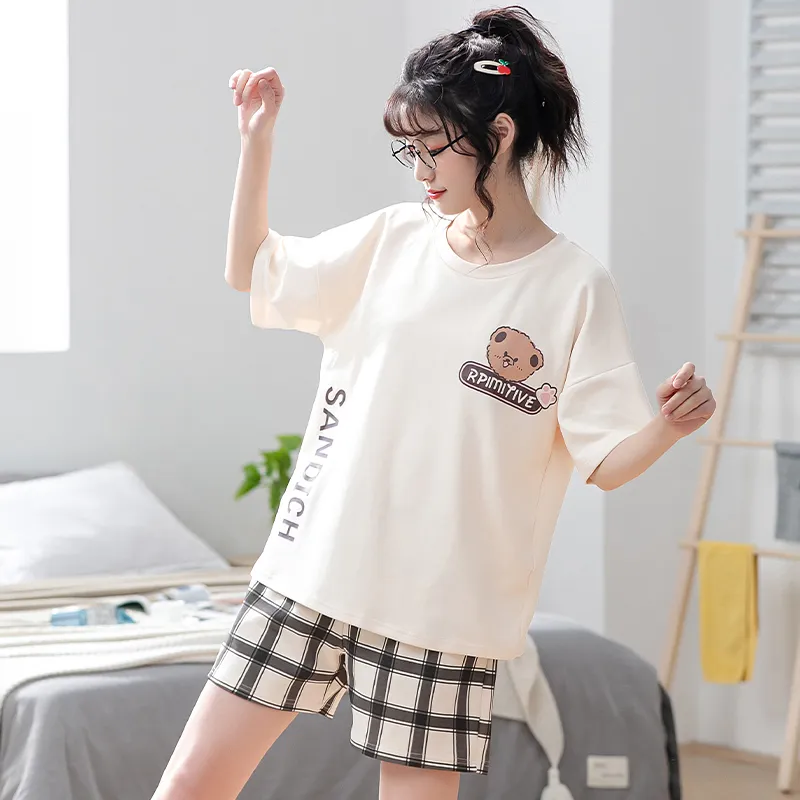 Pretty lady Women's Pajama Sets-5