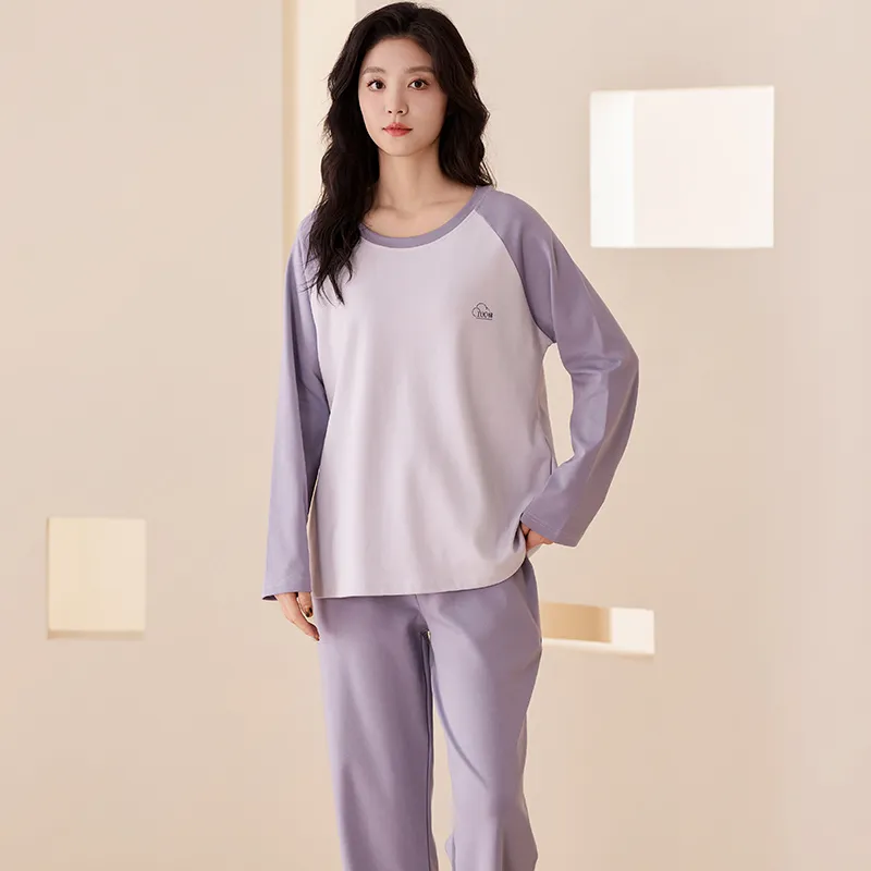 Pretty Lady Pajama Set Women's Taro Purple-1