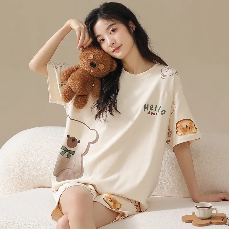 Pretty lady Women's Pajama Sets-5