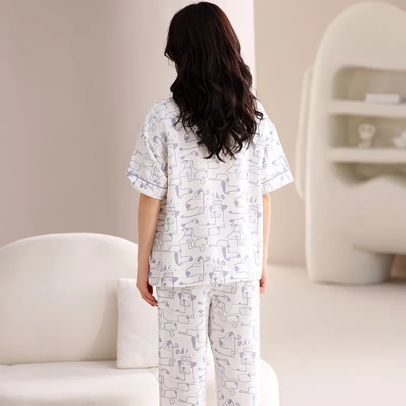 Pretty lady Women's Pajama Sets-4