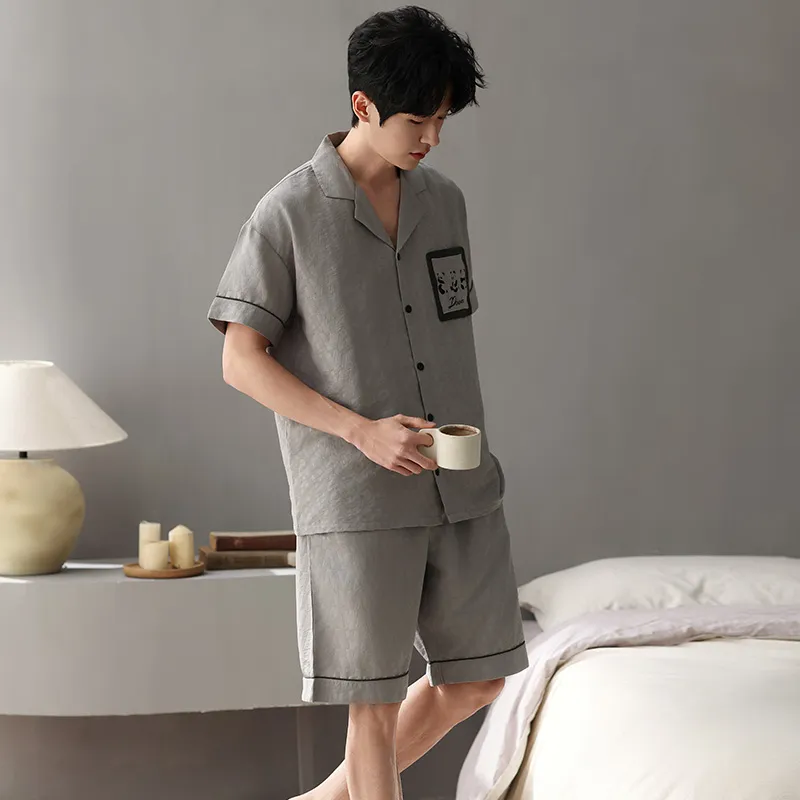 Pretty lady Men Pajama Sets-4