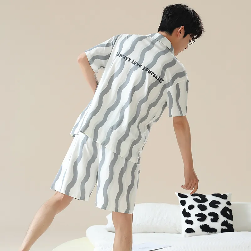 Pretty lady Men Pajama Sets-2