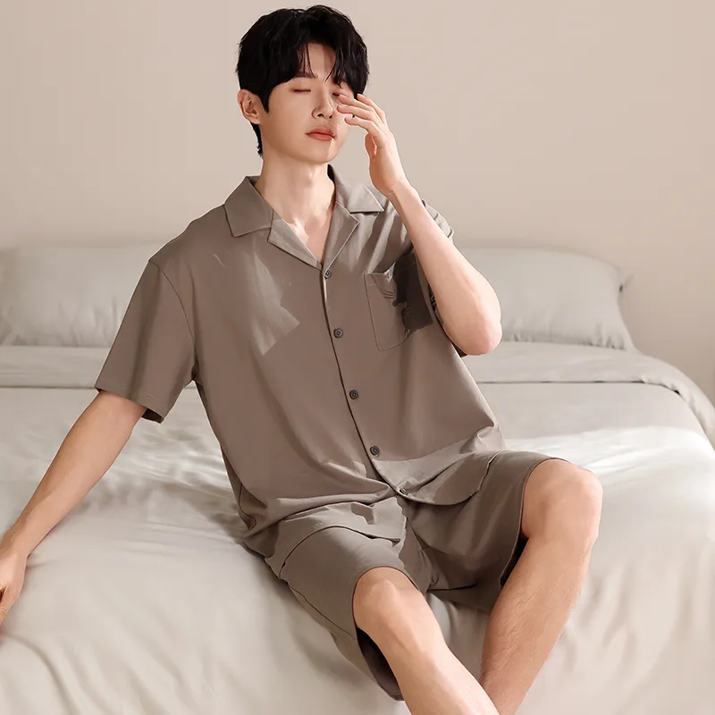 Pretty lady Men Pajama Sets-5