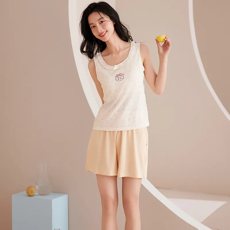 Pretty lady Women's Pajama Sets-3
