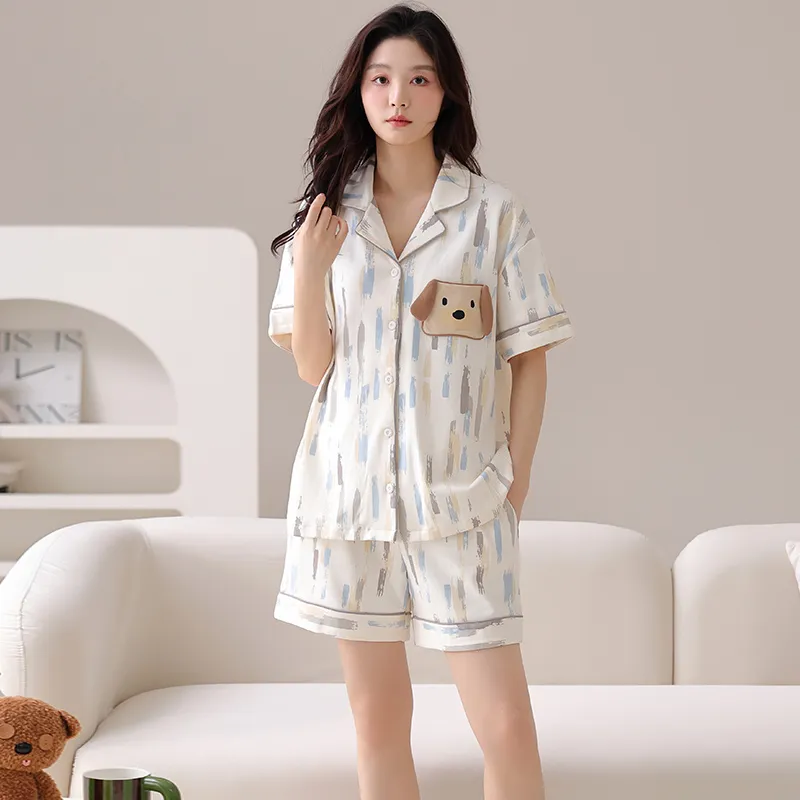 Pretty lady Women's Pajama Sets-3
