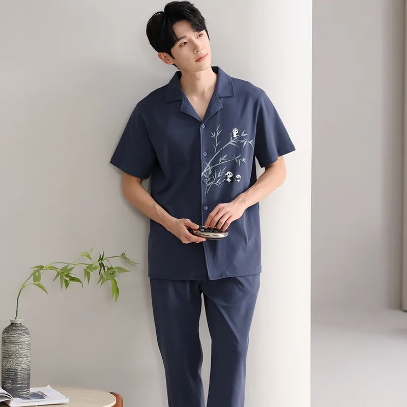 Pretty lady Men Pajama Sets-3