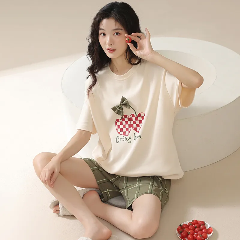 Pretty lady Women's Pajama Sets-4